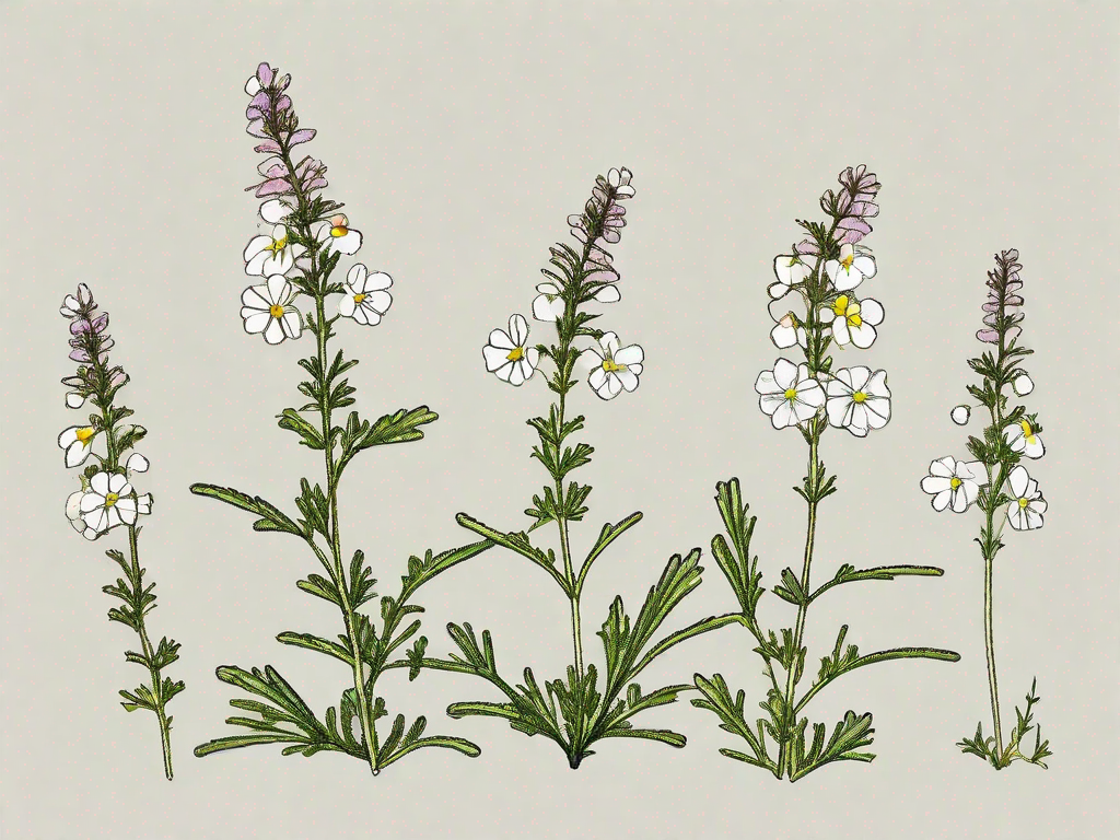 The euphrasia officinalis plant